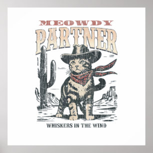 Poster Salut associé Cowboy Chat