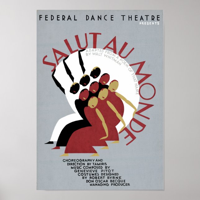 Poster Salut Au Monde (Devant)