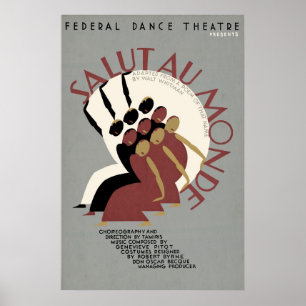 Poster Salut Au Monde