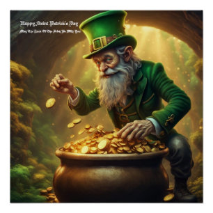 Poster Salutation de la Saint Patrick