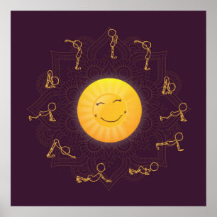 Poster Salutation Sun