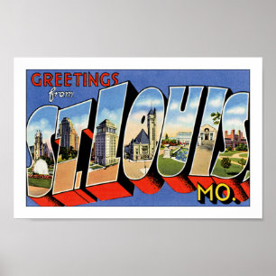 Poster Salutations de St Louis