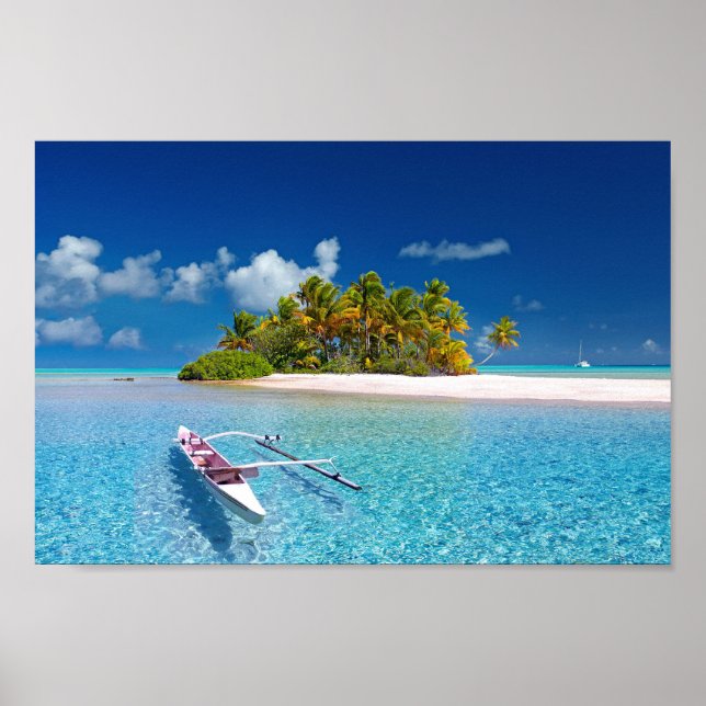 Poster Salutations de Tahiti (Devant)