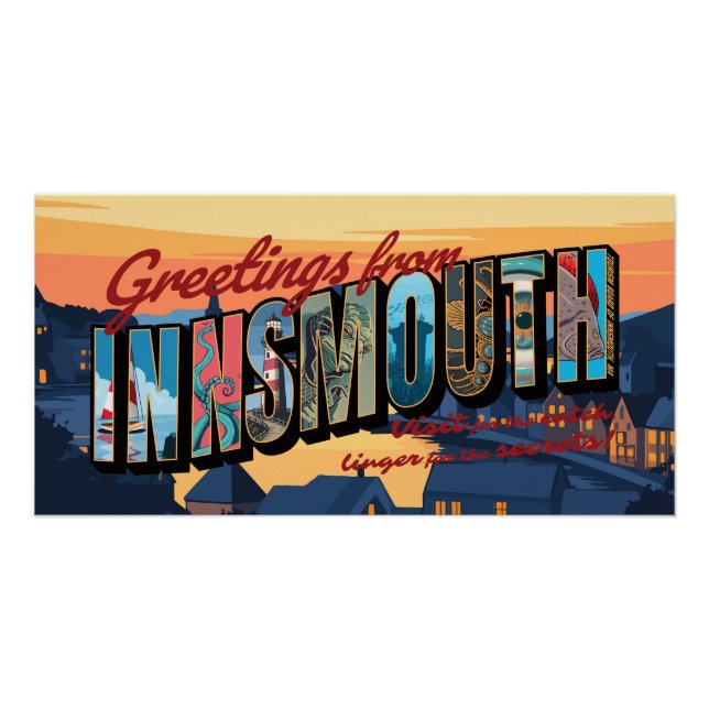Poster Salutations d'Innsmouth (Devant)