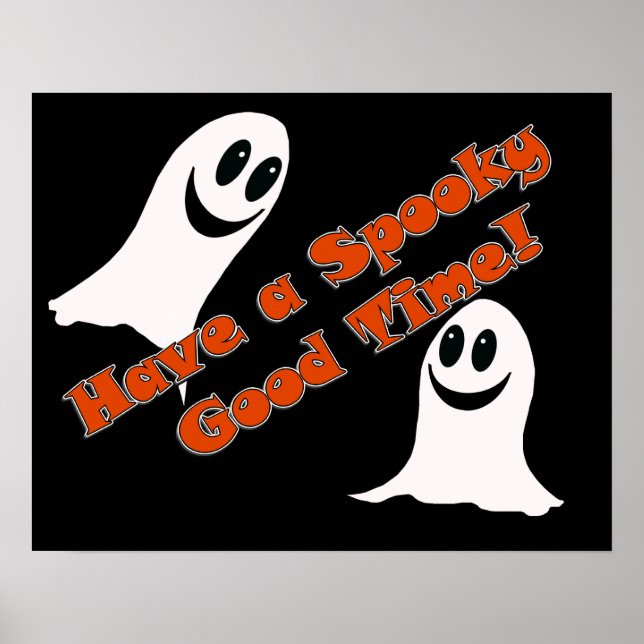 Poster Salutations salutaires~ ! Un joli fantôme de dessi (Devant)