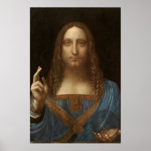 Poster Salvator Mundi by Leonardo da Vinci