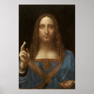 Poster Salvator Mundi by Leonardo da Vinci