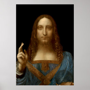 Poster Salvator Mundi by Leonardo da Vinci