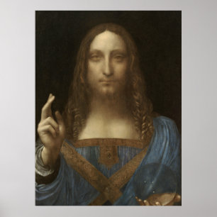 Poster Salvator Mundi, Leonardo Da Vinci, Peinture Classi