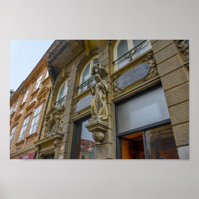 Poster Salvator Pharmacy Extérieur, Bratislava, Slovaquie (Devant)