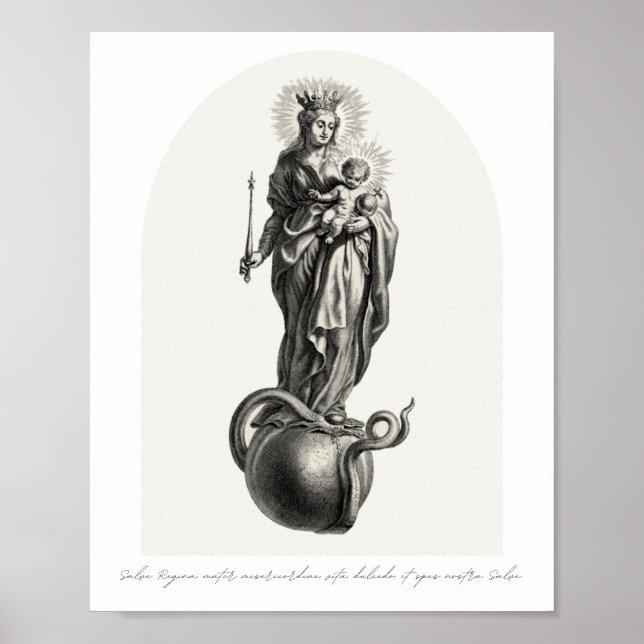 Poster Salve Regina - Imprimer (Devant)
