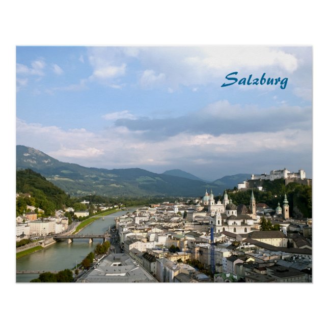 Poster Salzbourg (Devant)