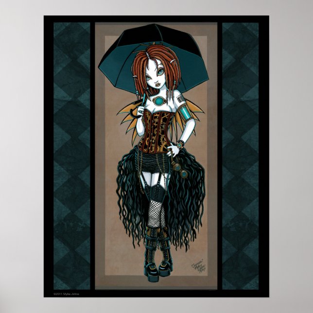 Poster "Samara" Steampunk Cyber Fairy (Devant)