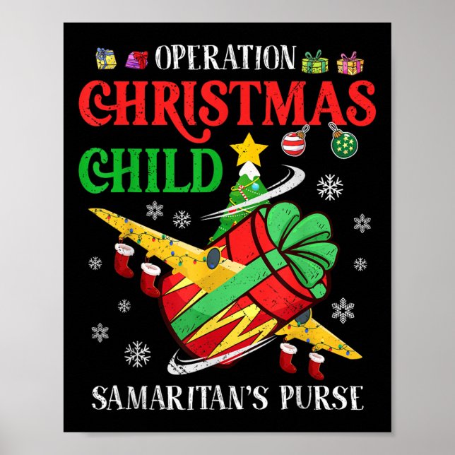 Poster Samaritan's Purse Operation Christmas Child Funny  (Devant)