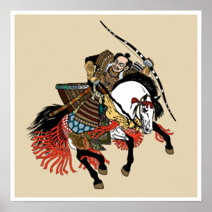 Poster Samouraï horseman