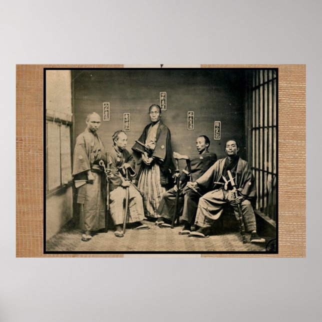 Poster samouraï, Tokyo 1860 (Devant)