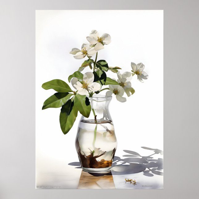 Poster Sampaguita, alias Jasminum Sambac (Devant)