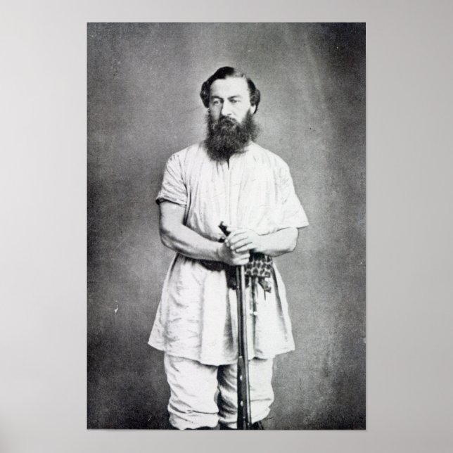 Poster Samuel Baker, 1865 (Devant)