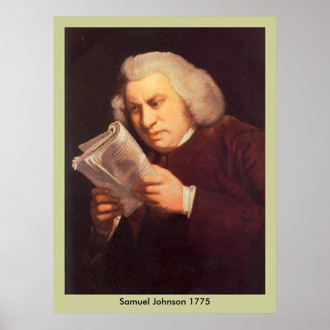 Poster Samuel Johnson - Lecture (Devant)