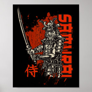 Poster Samura Jiu-jitsu Boxe, Kickboxing, Et Mma Samur