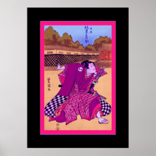 Poster Samurai ~ Japonais Vintage