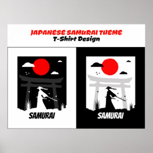 Poster Samurai urbain