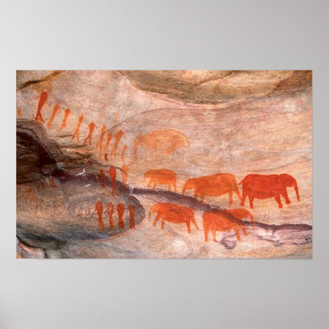 Poster San, Bushman Rock Art, Cederberg Wilderness (Devant)