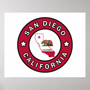 Poster San Diego Californie