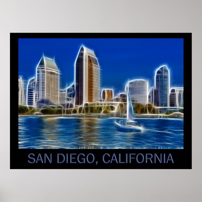 Poster San Diego, Californie (États-Unis) (Devant)
