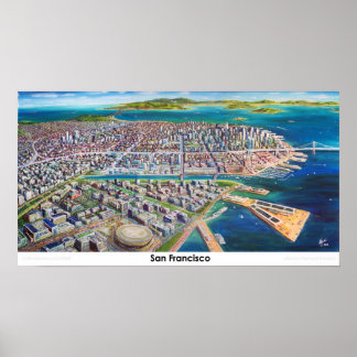 Poster San Francisco 2030 Skyline