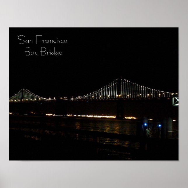 Poster San Francisco Bay Bridge 2013 (Devant)