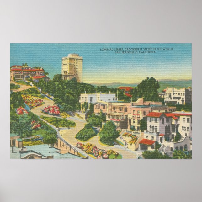 Poster San Francisco, CA 3 (Devant)