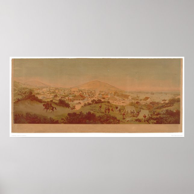 Poster San Francisco, Californie (1512A) (Devant)
