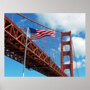 Poster San Francisco Gloden Gate Bridge, San Fran CA