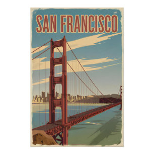 Poster San Francisco USA vintage