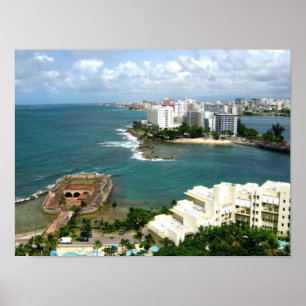 Poster San Geronimo et Condado, Porto Rico