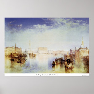 Poster San Giorgio Venise par Joseph Mallord Turner