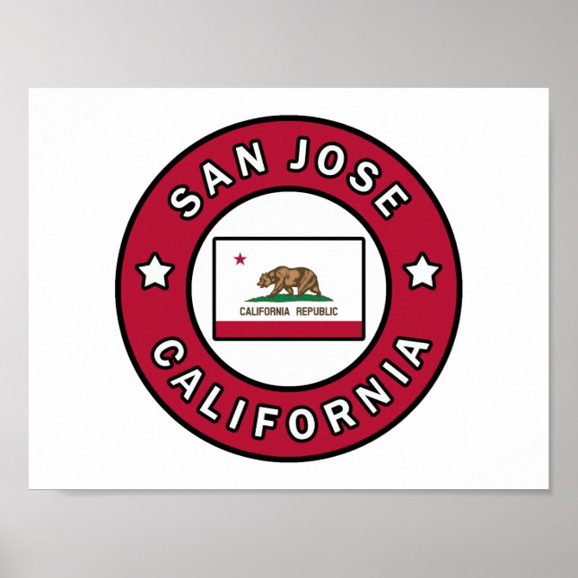 Poster San Jose Californie (Devant)