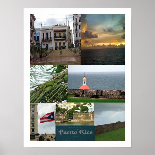 Poster San Juan, Porto Rico (Devant)