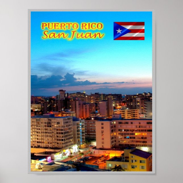Poster San Juan - Porto Rico - (Devant)
