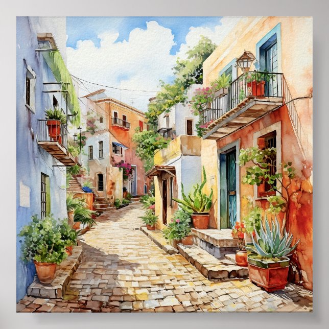 Poster San Juan Porto Rico Travel Wall Art (Devant)