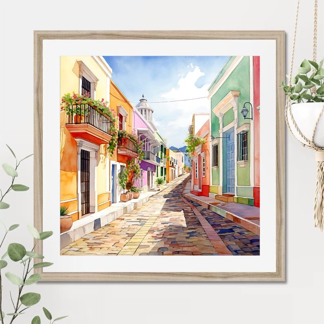Poster San Juan Porto Rico Travel Wall Art (Créateur téléchargé)