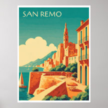 San Remo baisé au soleil