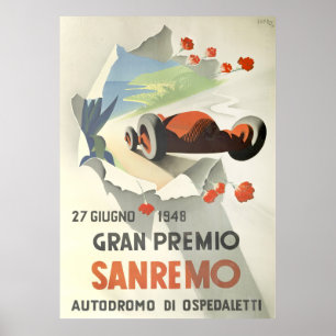 Poster San Remo Grand Prix
