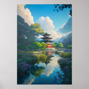 Poster Sanctuaire au bord du fleuve