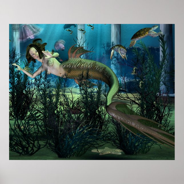 Poster Sanctuaire de sirène (Devant)