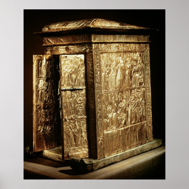 Poster Sanctuaire d'or de Tutankhamon Nouveau Royaume (Devant)