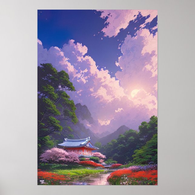 Poster Sanctuaire Tranquille (Devant)