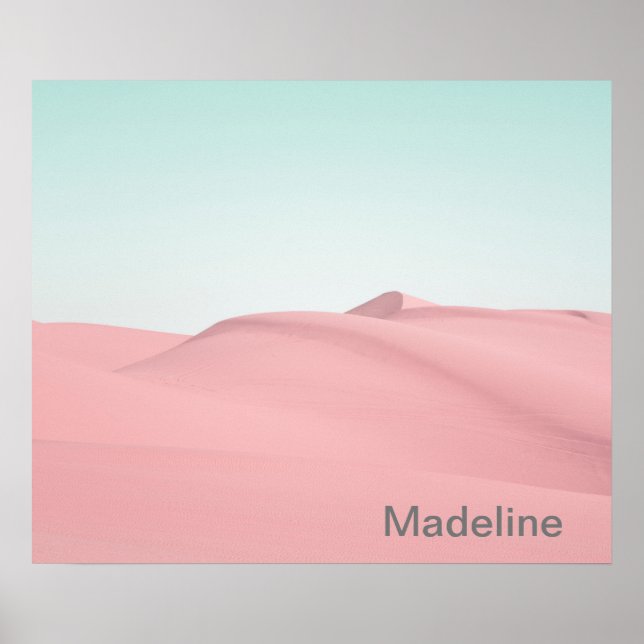 Poster Sand Dunes Desert Sky Photo personnelle (Devant)