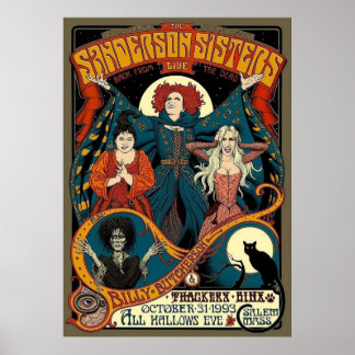 Poster Sanderson Sisters Vintage